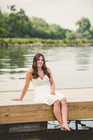 lake senior photo