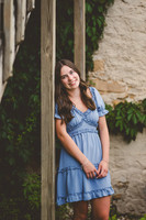 blue dress