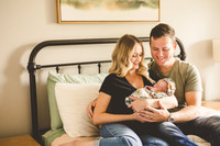 in home newborn session