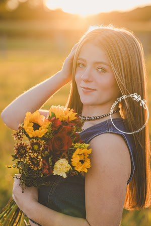 Golden Light Senior Girl