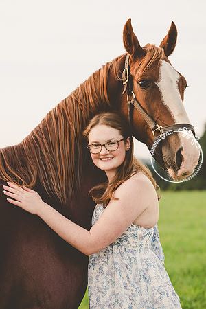 horse senior photo