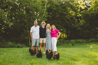 chickens family photos