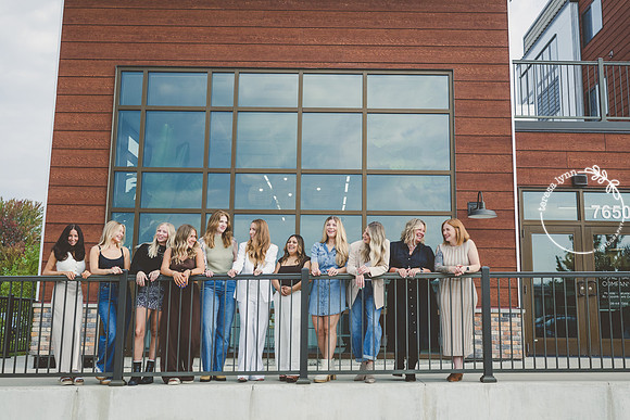 hair stylist team photo