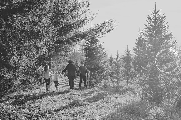 black and white family photography