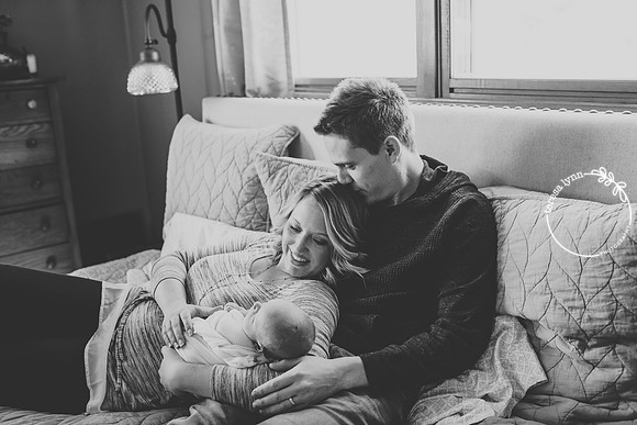 In-home newborn session