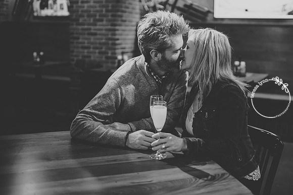 engagement black and white
