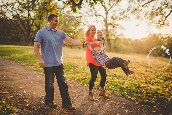 Golden Light Family Photo