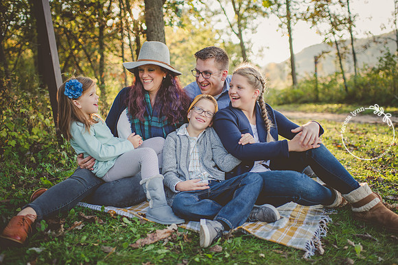 Candid Family Photo