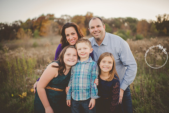 Family of Five Fall Photo