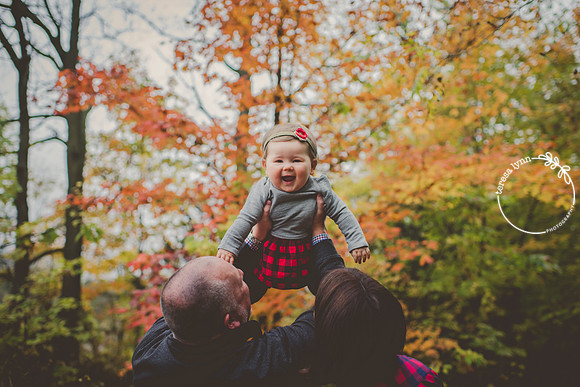 Fall Foliage Family Photo