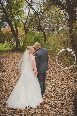 Outdoor wedding photo