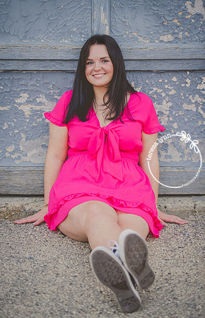 Senior in pink