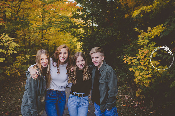 Teen siblings