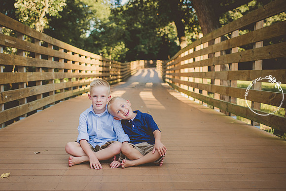 Brothers on Bridge