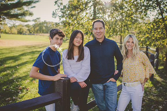 outdoor family portrait