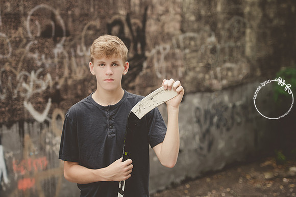 Hockey Senior Portrait