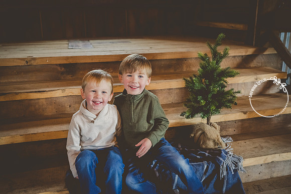 Brothers Christmas Photo