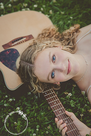 guitar senior photo