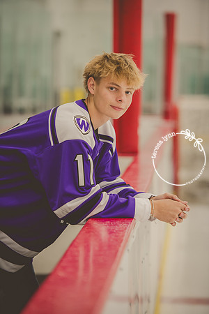 hockey senior photo