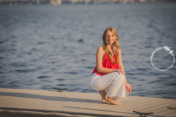 lake senior photo